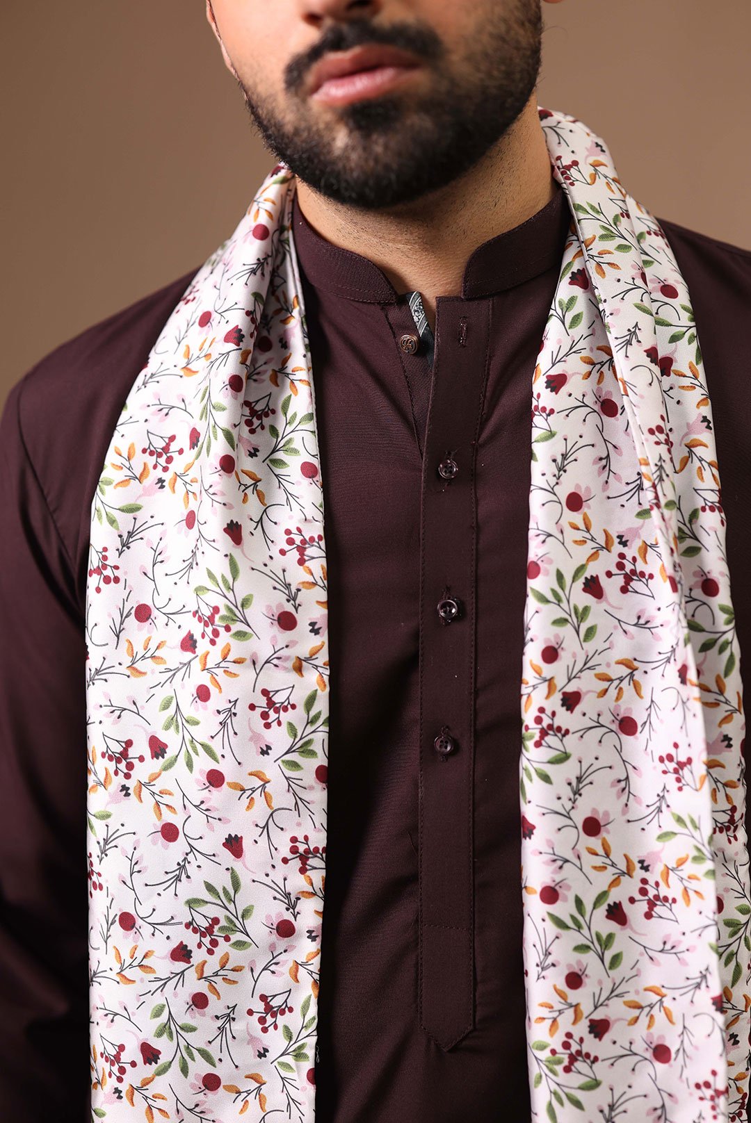 PLUM CASUAL KAMEEZ SHALWAR - Image 2