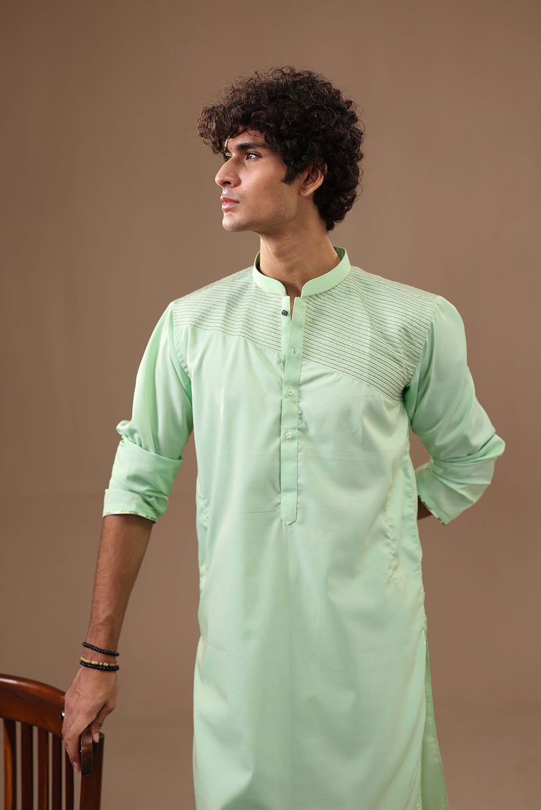 CLASSIC GRAPE GREEN KAMEEZ SHALWAR