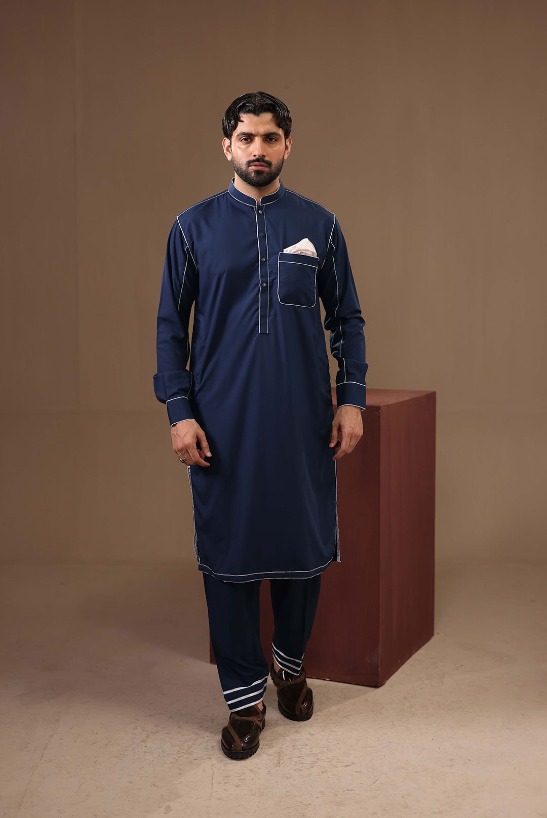 CLASSIC BLUE KAMEEZ SHALWAR