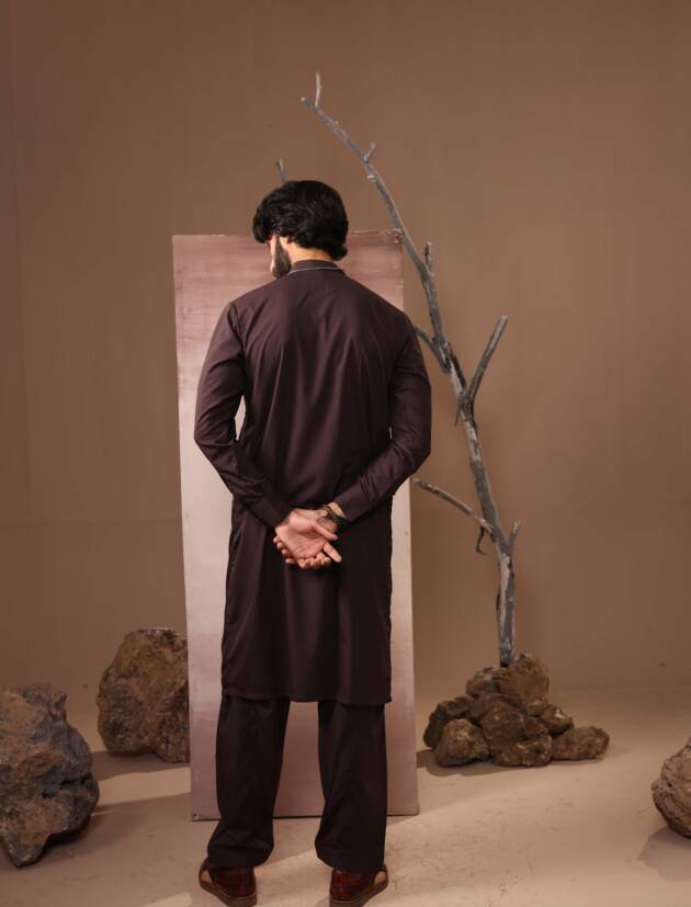 CLASSIC PLUM KAMEEZ SHALWAR