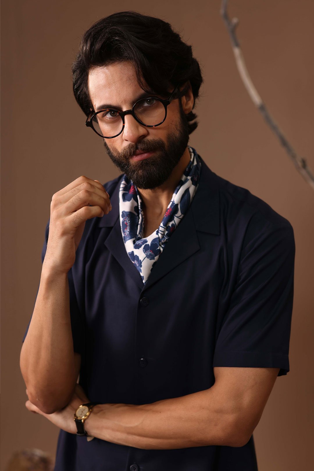 NAVY BLUE CLEAN CUT CO-ORD SET - Image 3