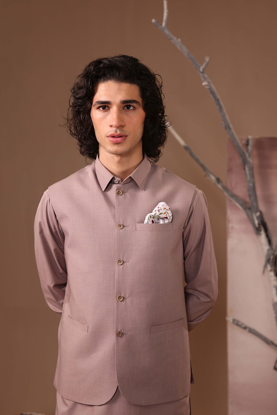 SUIT WITH MATCHING WAISTCOAT - Image 3