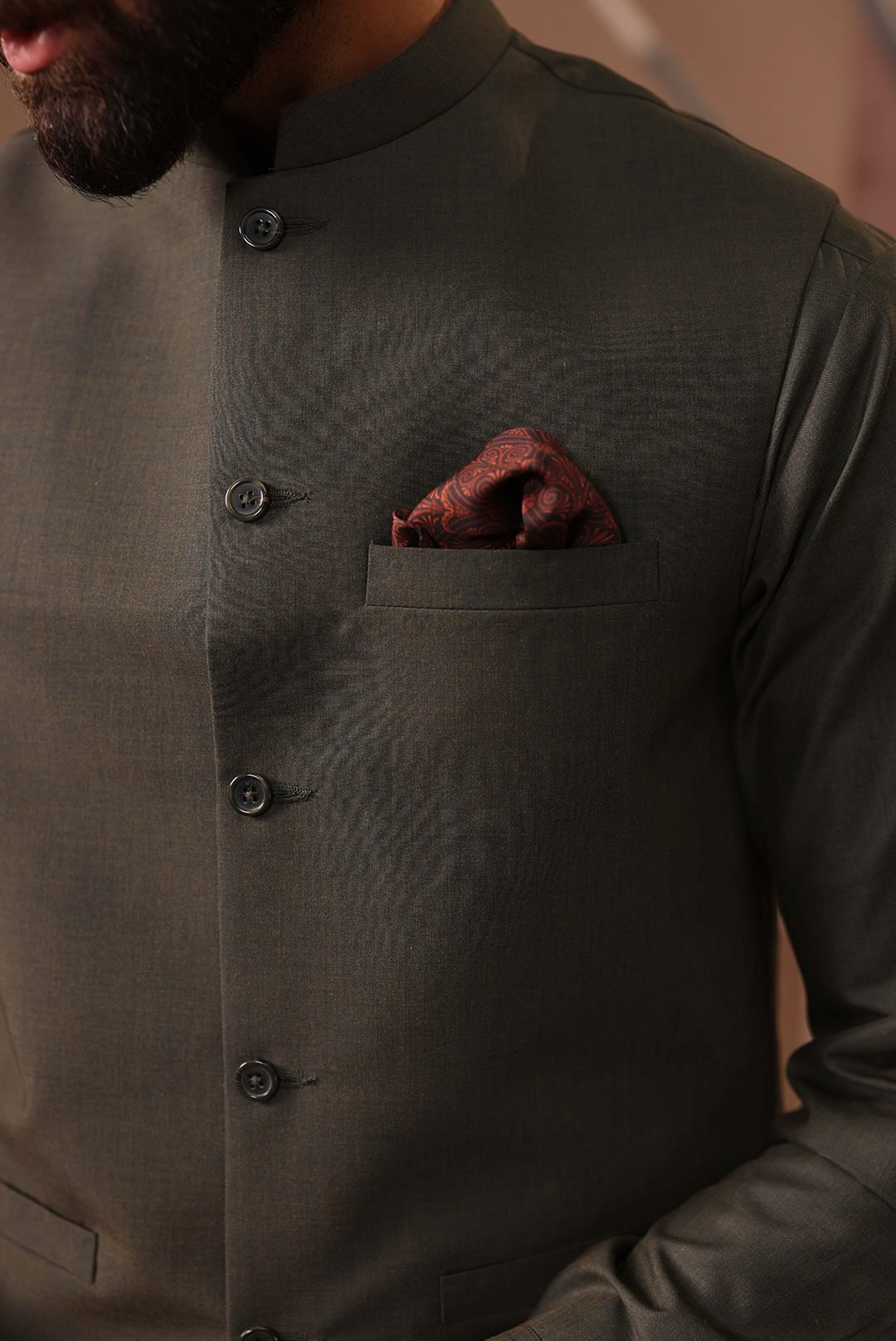 SUIT WITH MATCHING WAISTCOAT - Image 2