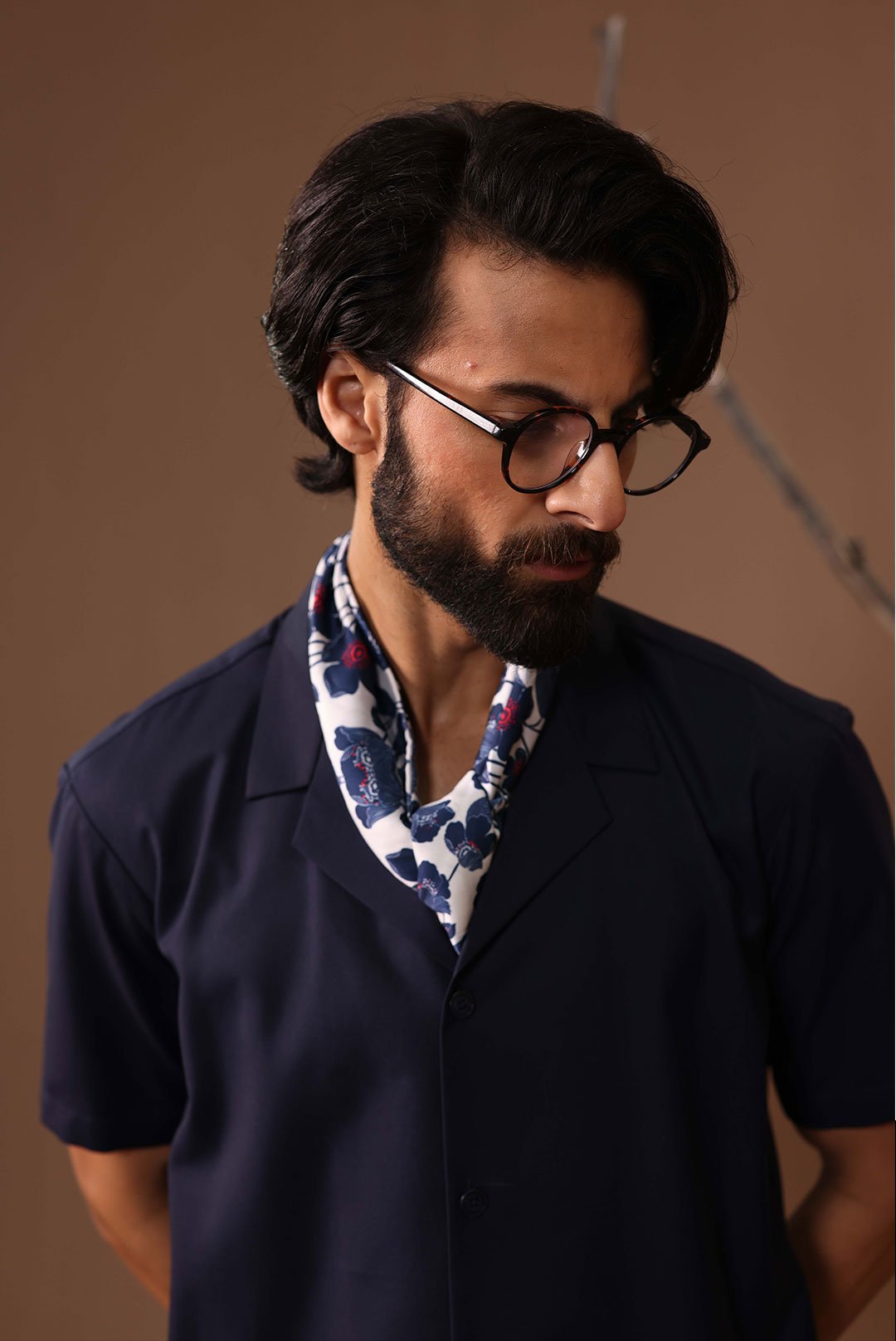 NAVY BLUE CLEAN CUT CO-ORD SET - Image 4