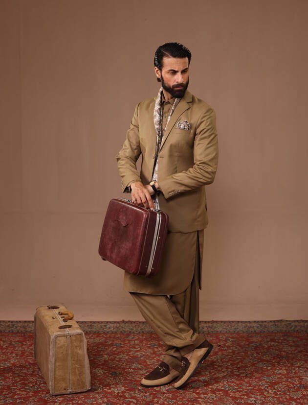 Suit with Matching Coat