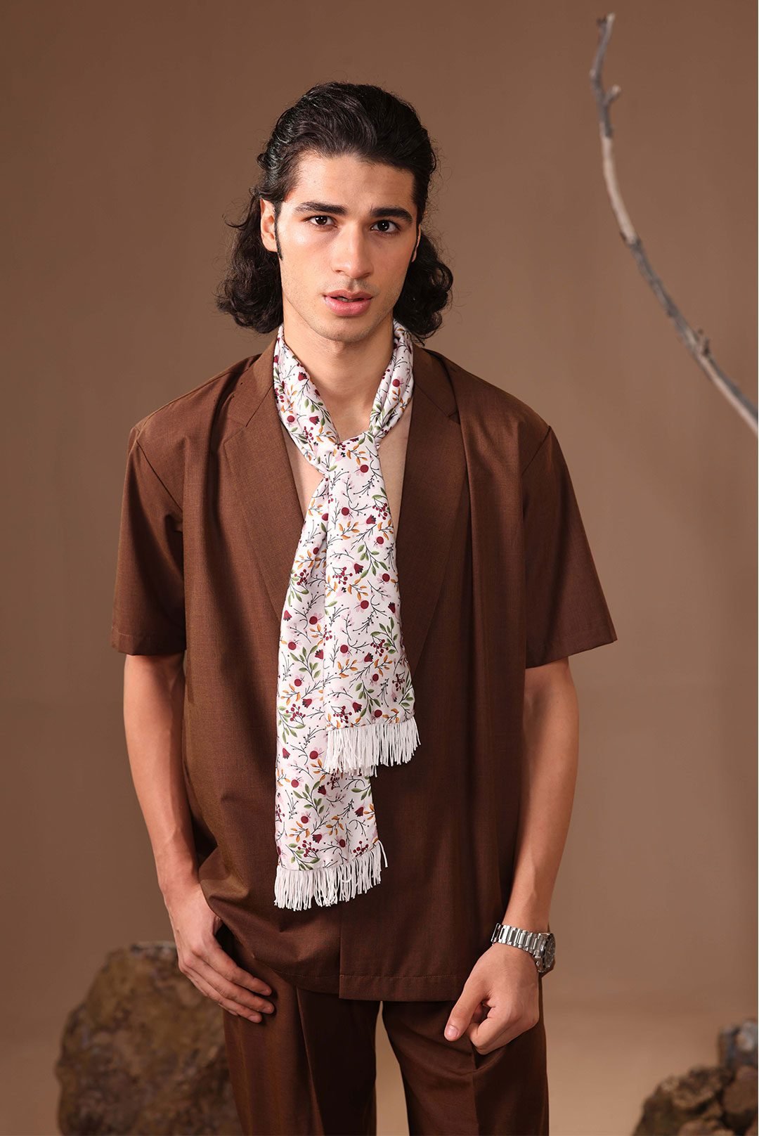 BROWN CLEAN CUT CO-ORD SET - Image 4