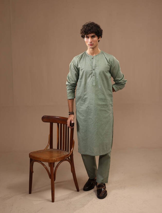 EMBROIDED KURTA SUIT