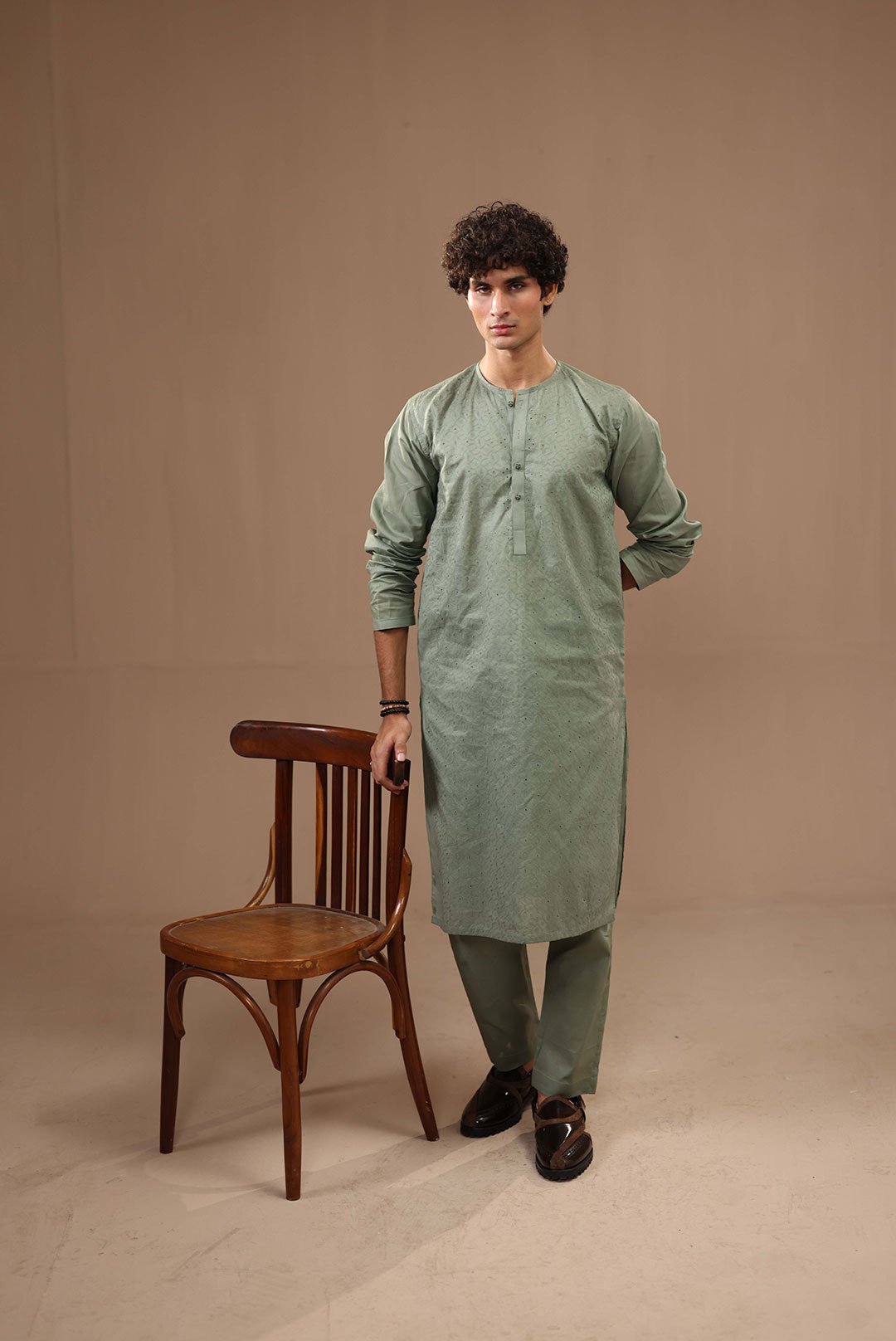 EMBROIDED KURTA SUIT