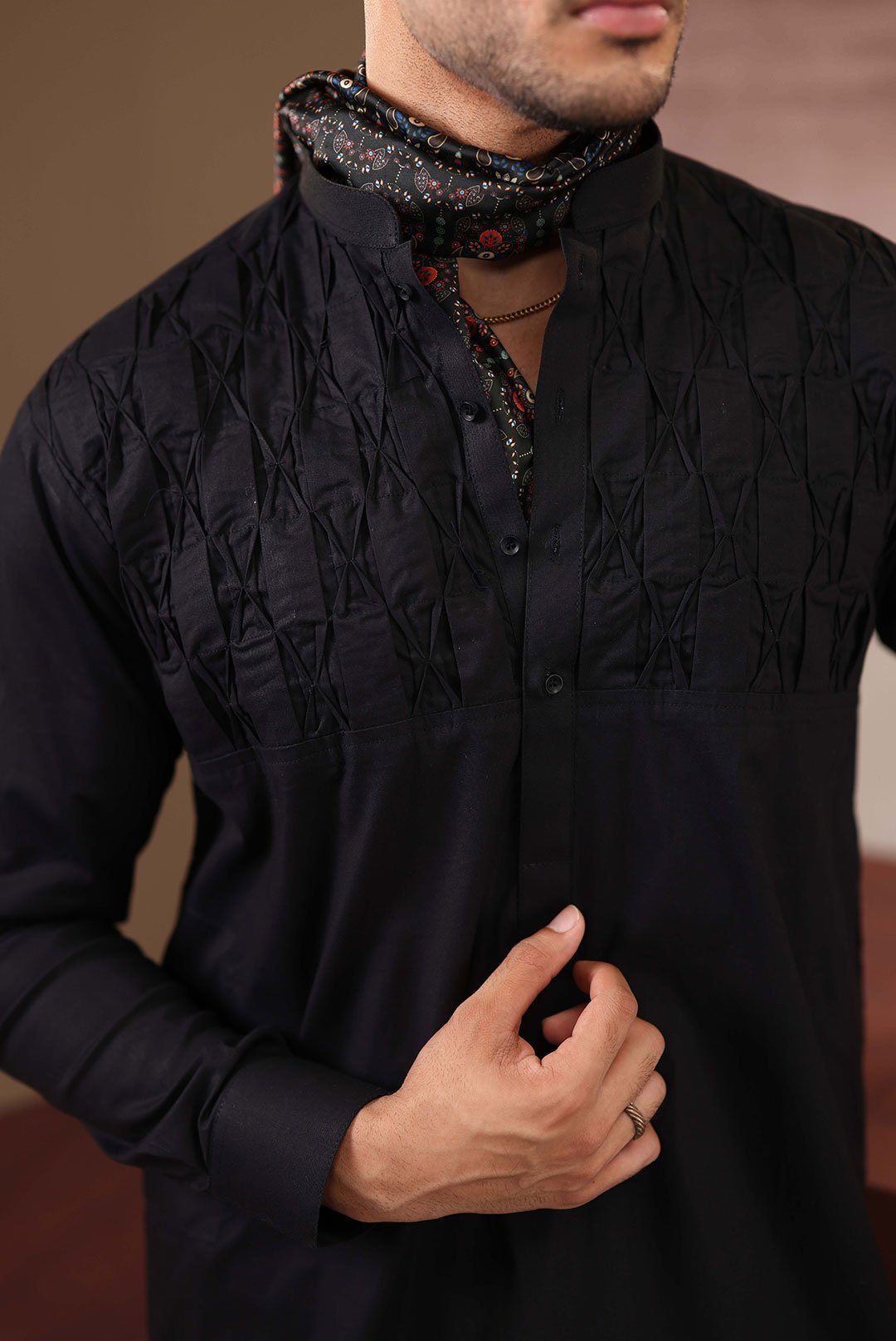 TEXTURED CLASSIC KURTA - Image 4