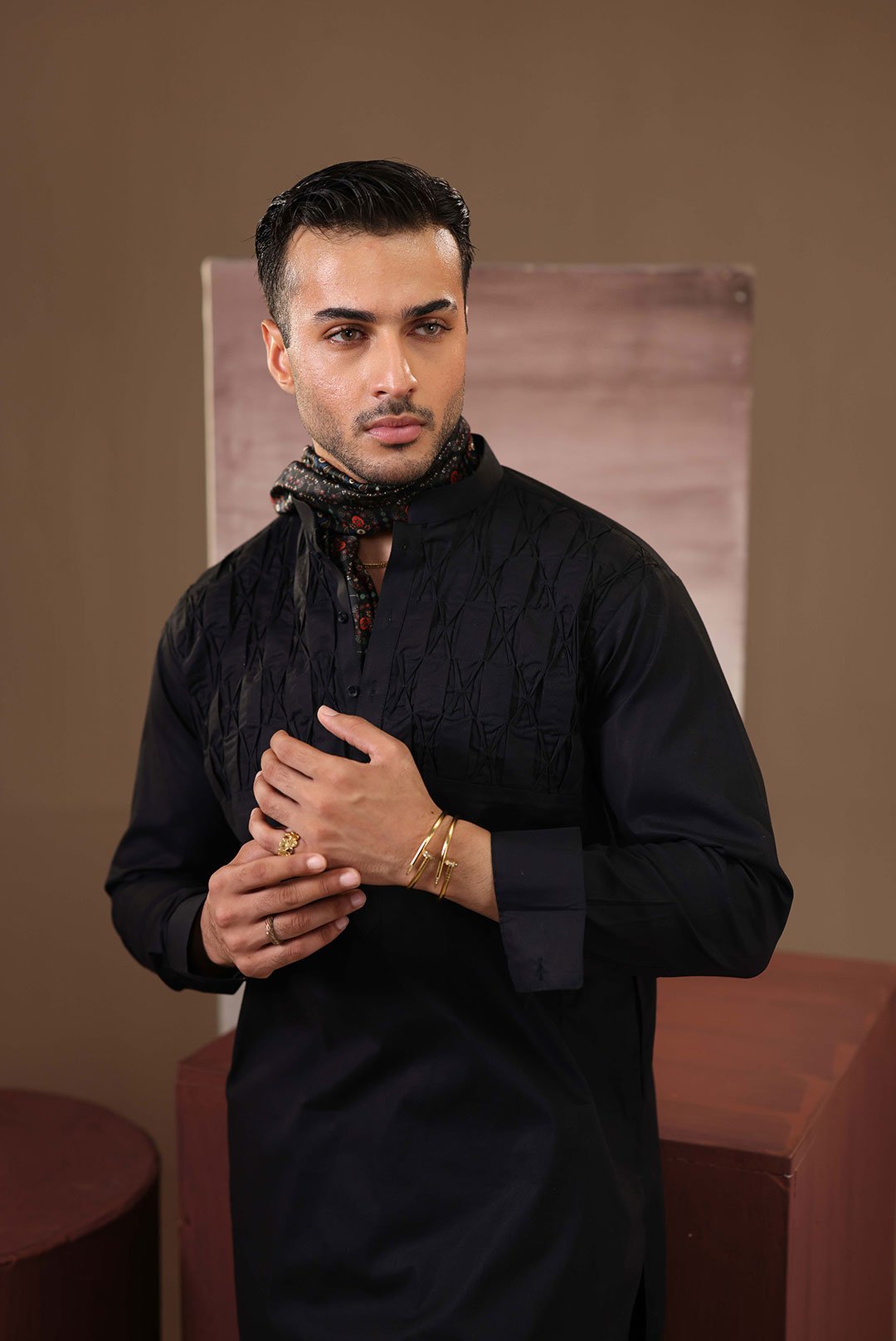 TEXTURED CLASSIC KURTA - Image 3